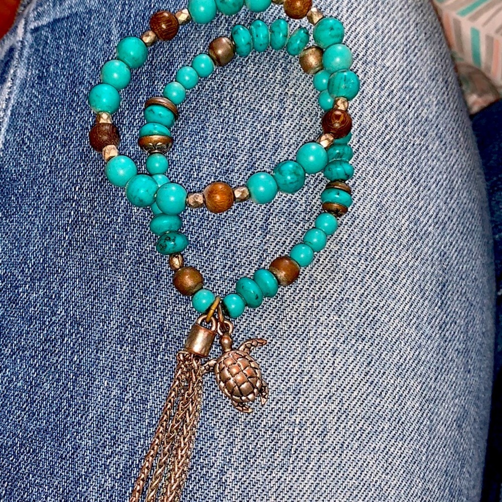 ⚠️NEW! Lucky Brand 2 Pack Turtle Charm Braclet